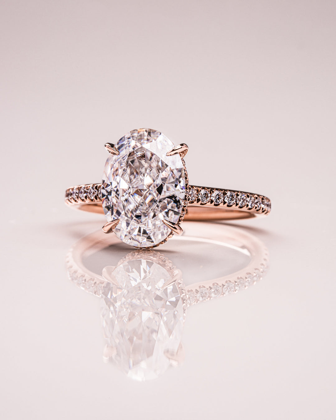 Jasmine (with Pavé) - Oval
