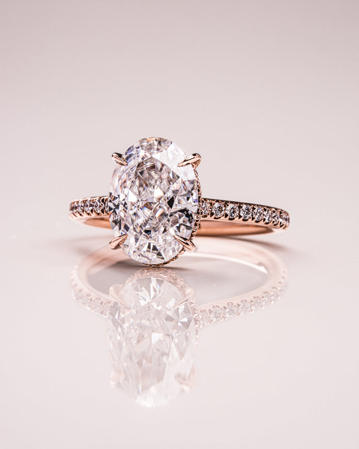 Jasmine (with Pavé) - Oval
