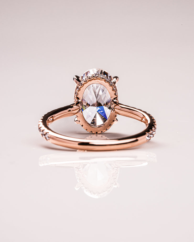Jasmine (with Pavé) - Oval