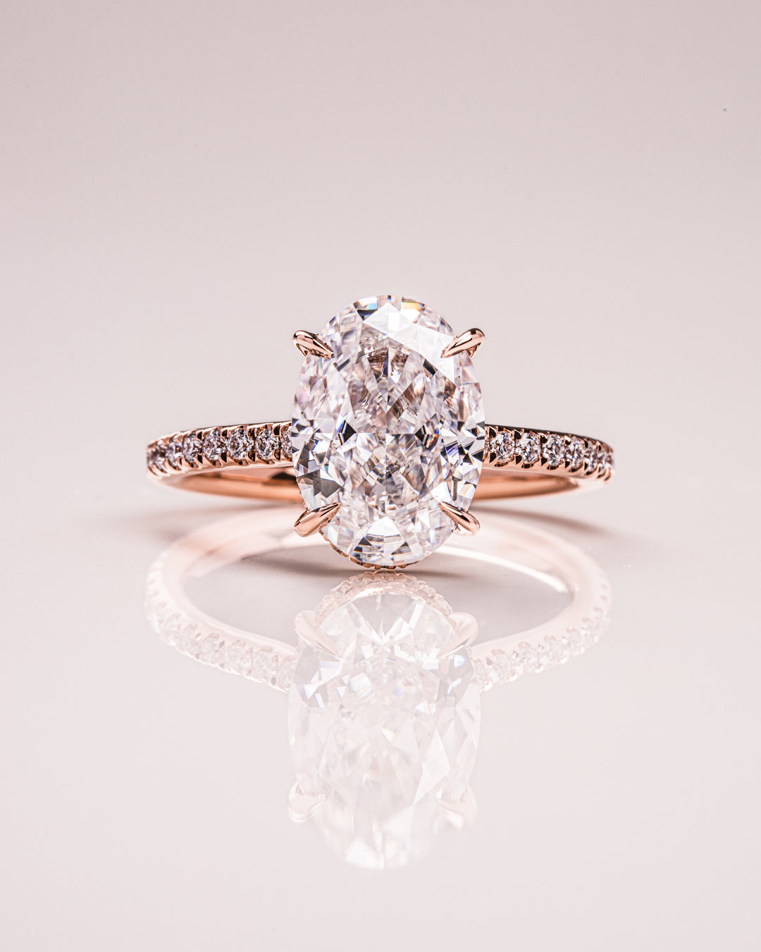 Jasmine (with Pavé) - Oval