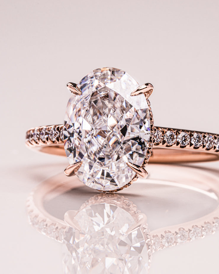 Jasmine (with Pavé) - Oval