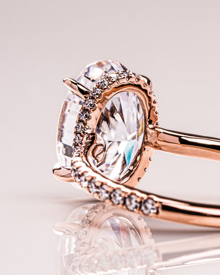 Jasmine (with Pavé) - Oval