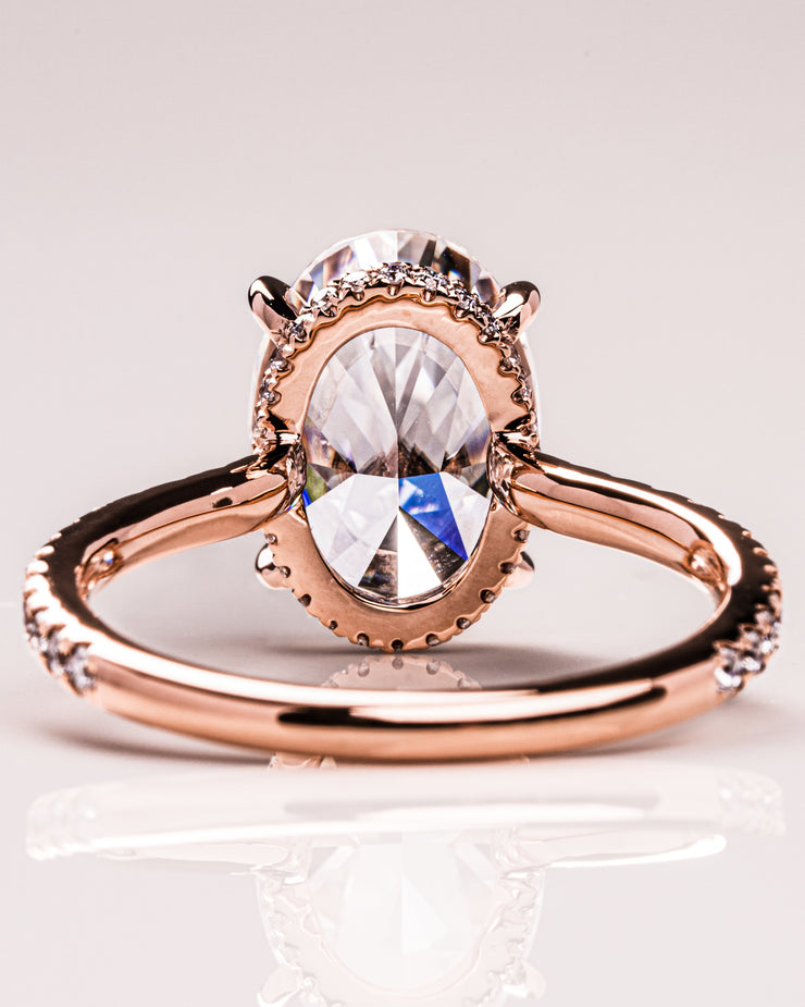 Jasmine (with Pavé) - Oval