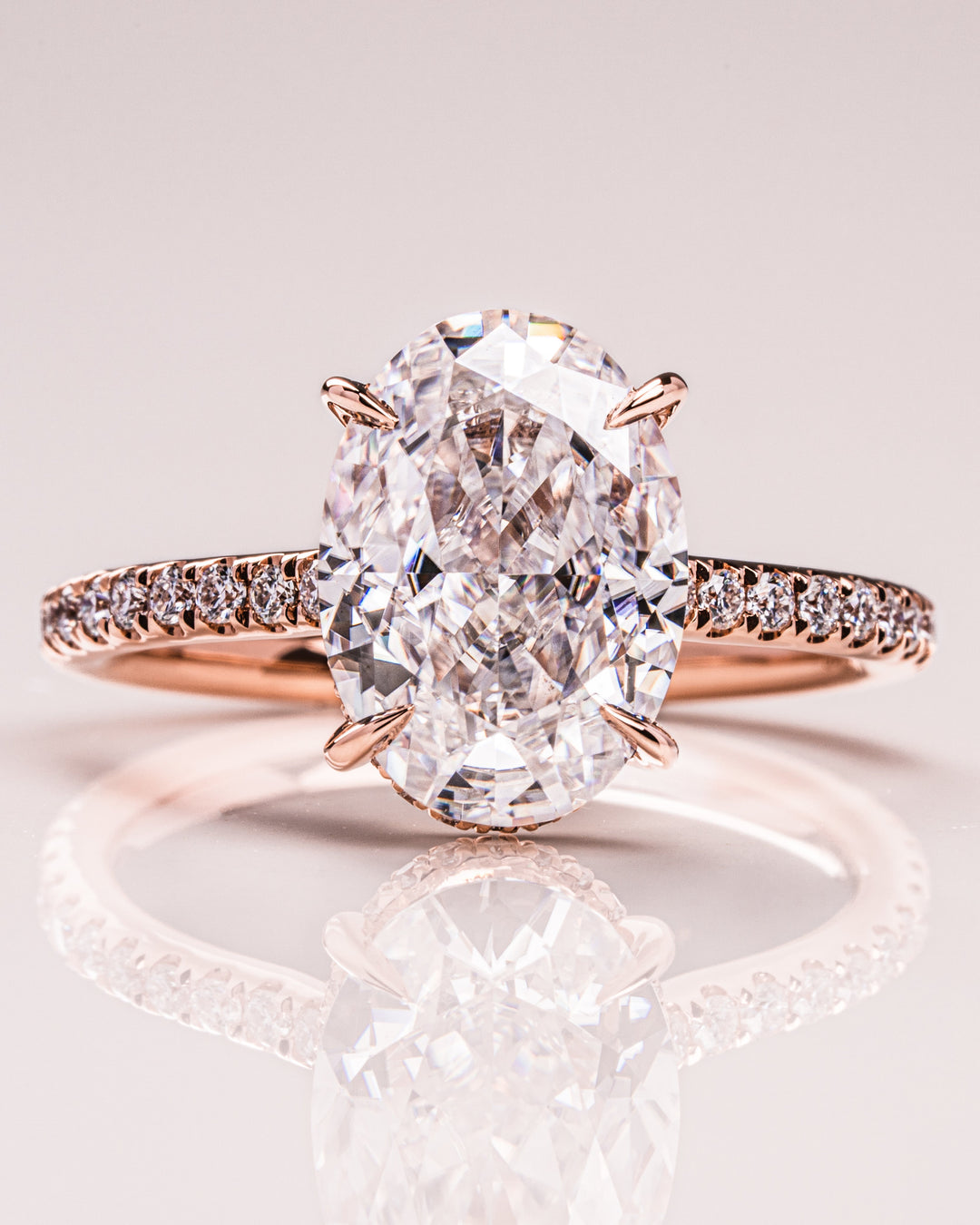 Jasmine (with Pavé) - Oval
