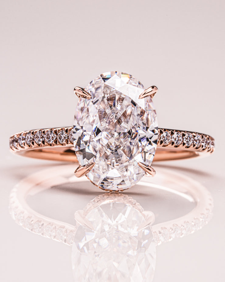 Jasmine (with Pavé) - Oval
