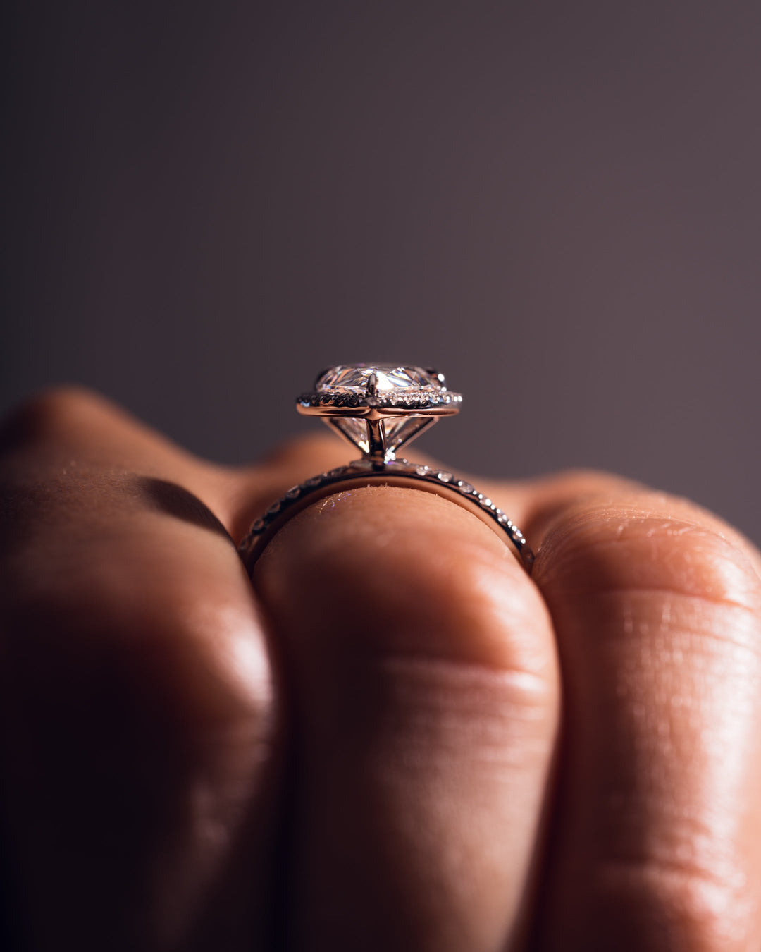 Emily (with Pavé) - Pear