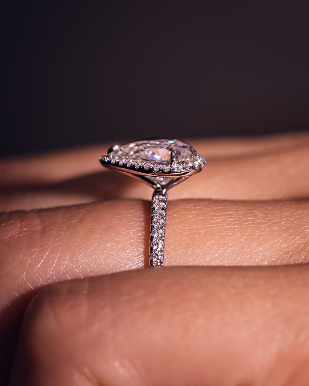 Emily (with Pavé) - Pear