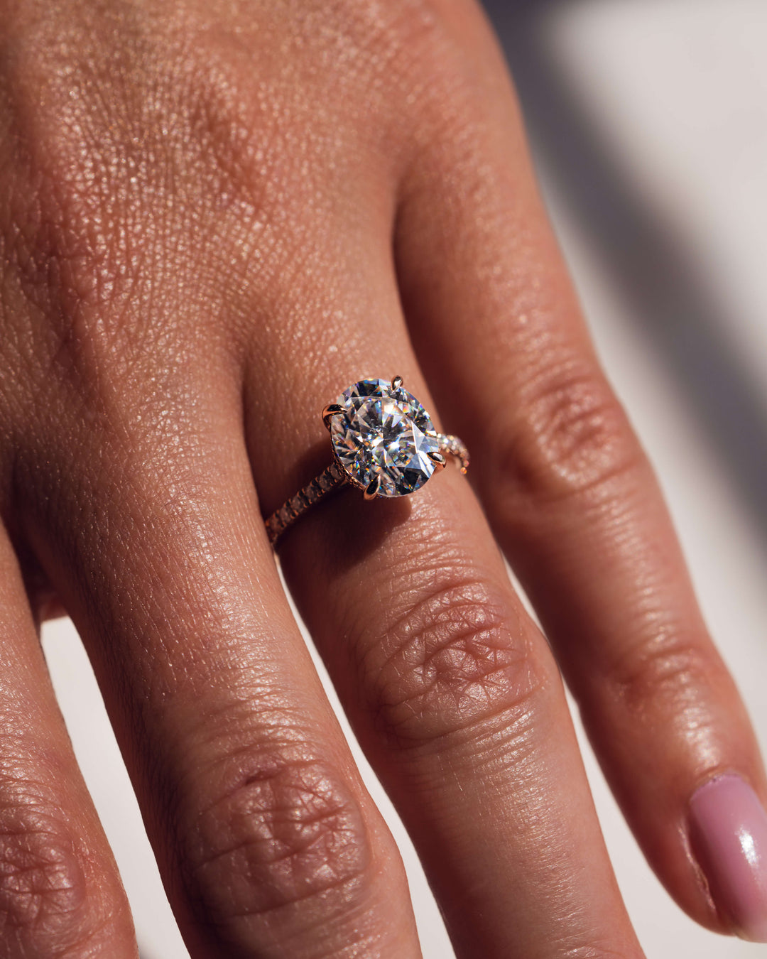 Caroline (with Pavé) - Oval