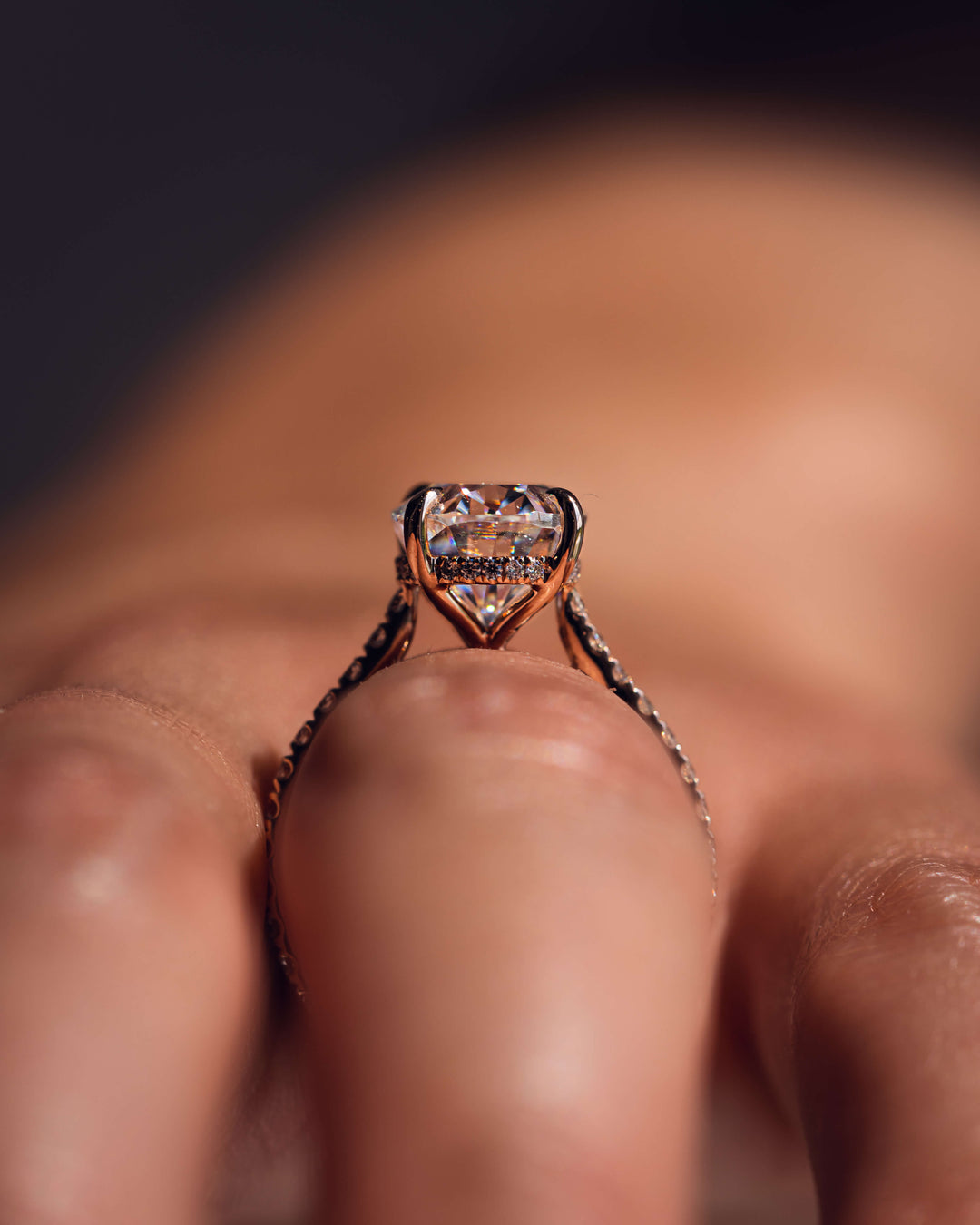 Caroline (with Pavé) - Oval
