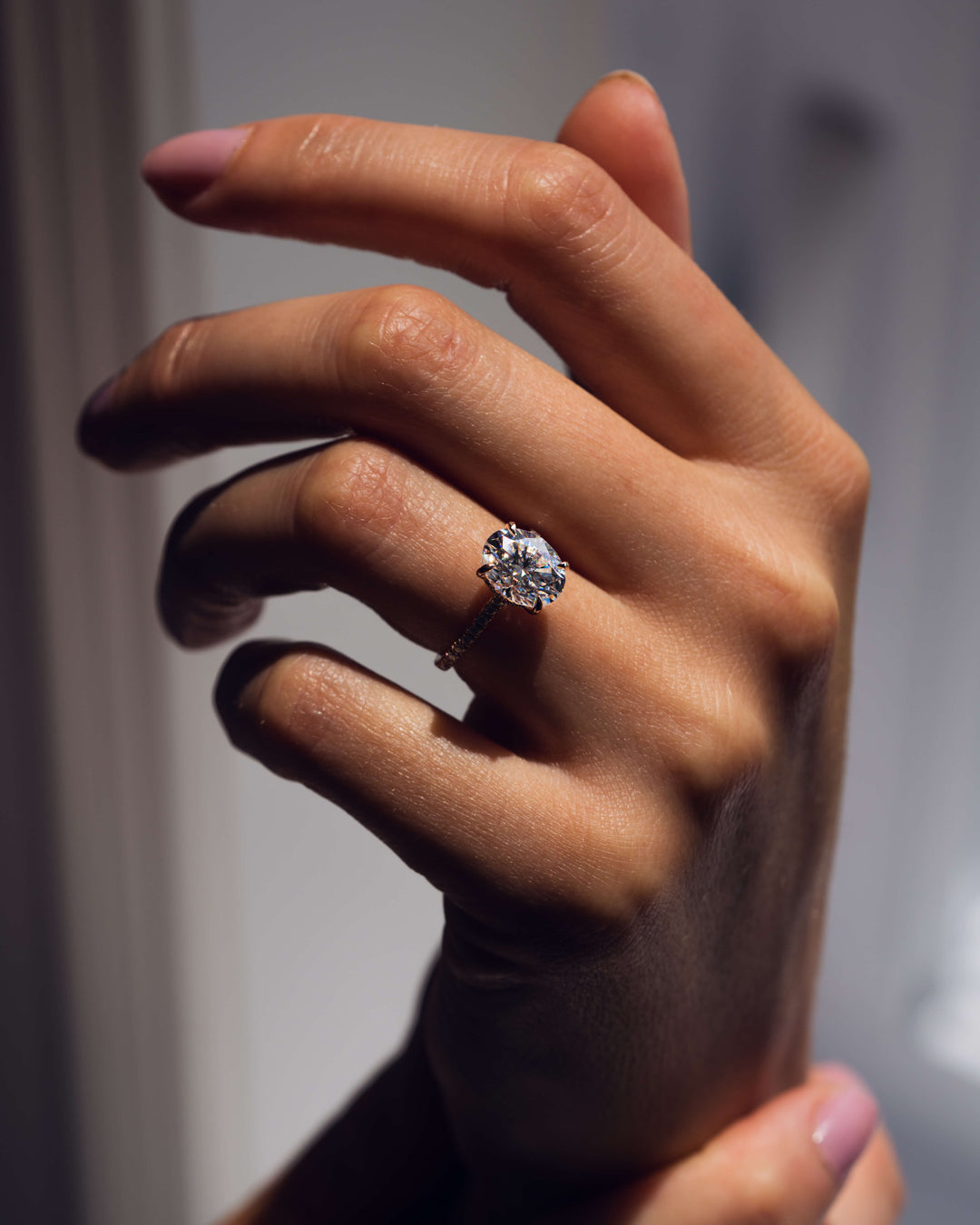 Caroline (with Pavé) - Oval