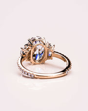 Blair (with Pavé) - Oval & Half Moon