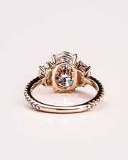 Blair (with Pavé) - Oval & Half Moon