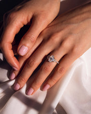Blair (with Pavé) - Oval & Half Moon