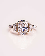 Blair (with Pavé) - Oval & Half Moon