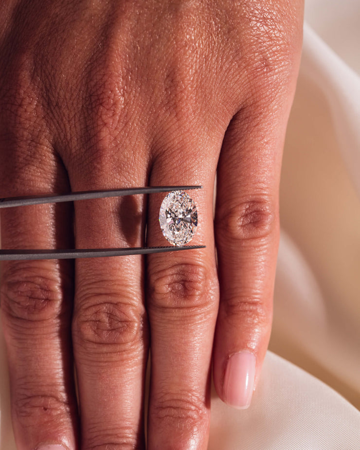 3.70ct Oval Brilliant Lab-Diamond