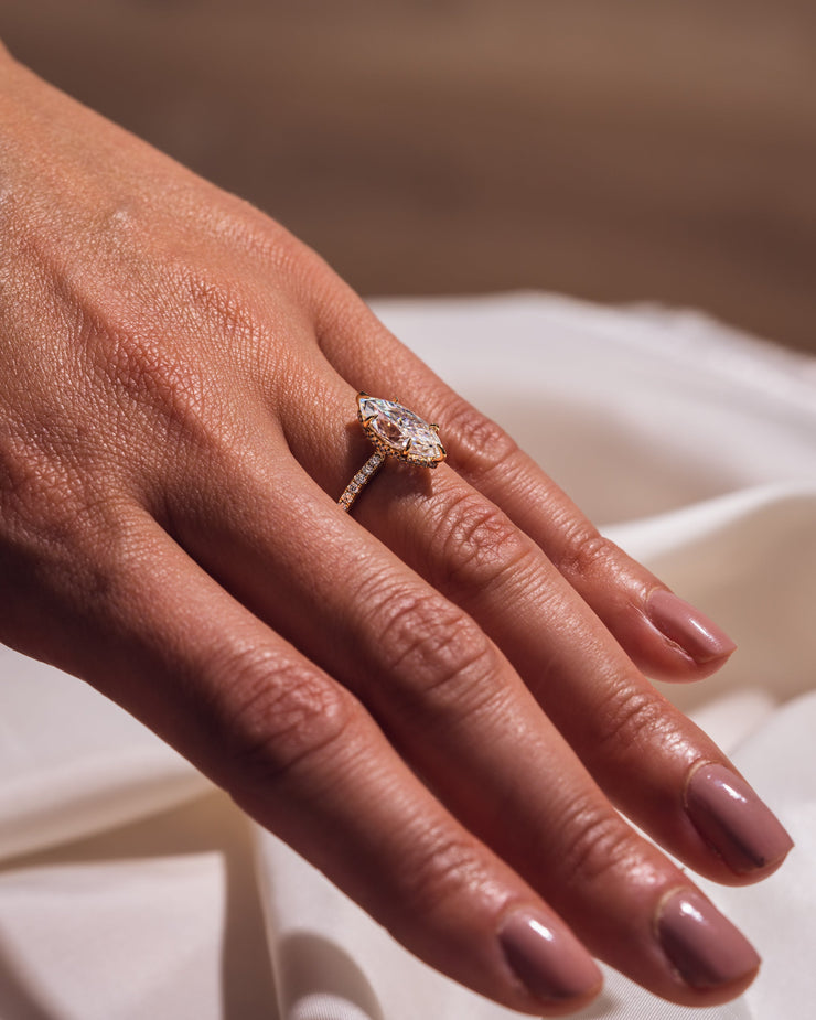 Jasmine (with Pavé) - Marquise
