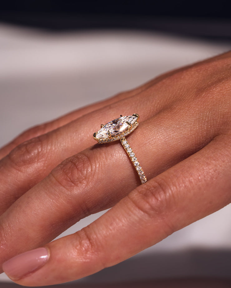 Jasmine (with Pavé) - Marquise