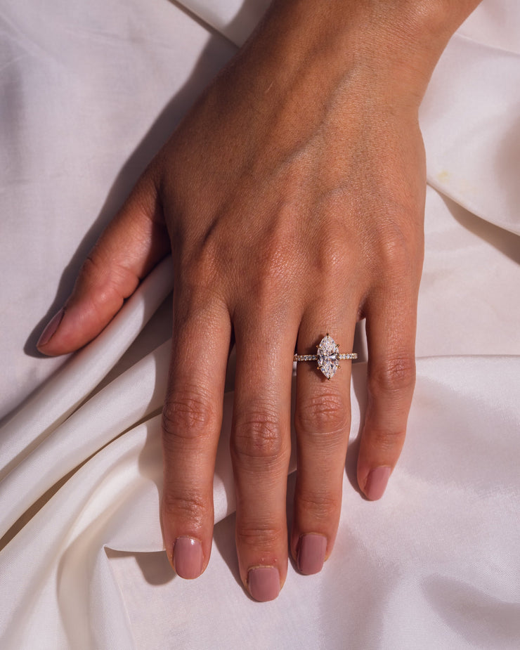 Jasmine (with Pavé) - Marquise