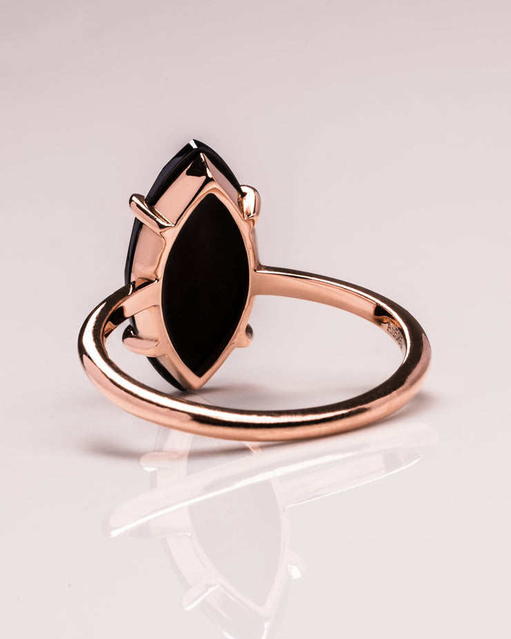 Raven - Marquise Rose Cut (Black)