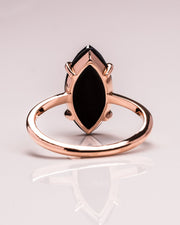 Raven - Marquise Rose Cut (Black)