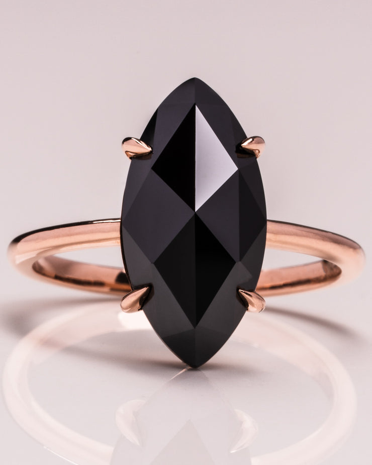 Raven - Marquise Rose Cut (Black)