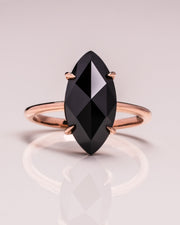 Raven - Marquise Rose Cut (Black)
