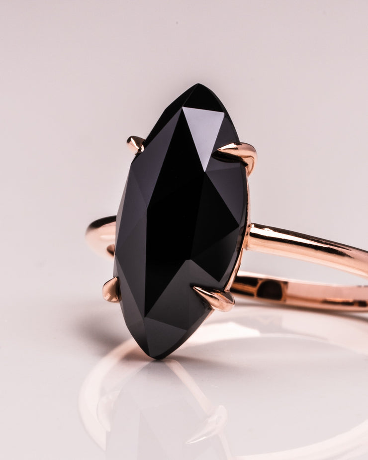Raven - Marquise Rose Cut (Black)