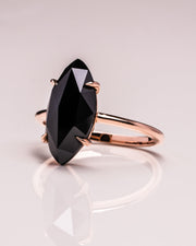Raven - Marquise Rose Cut (Black)