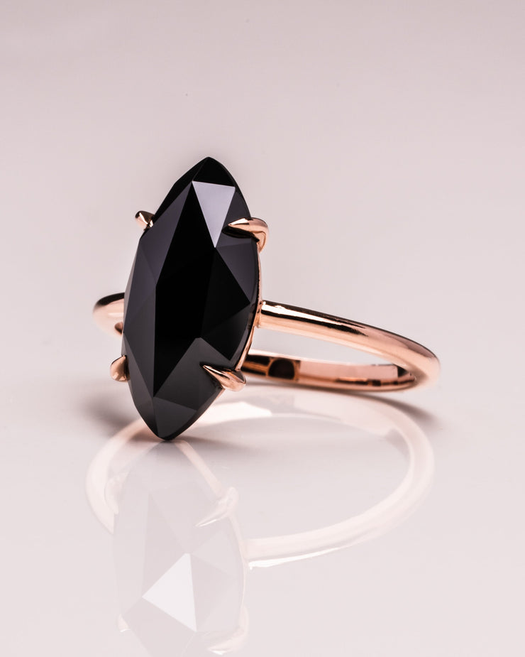 Raven - Marquise Rose Cut (Black)