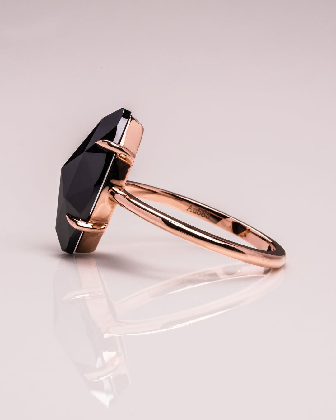 Raven - Marquise Rose Cut (Black)