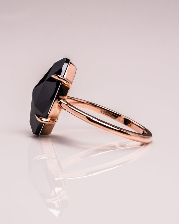 Raven - Marquise Rose Cut (Black)