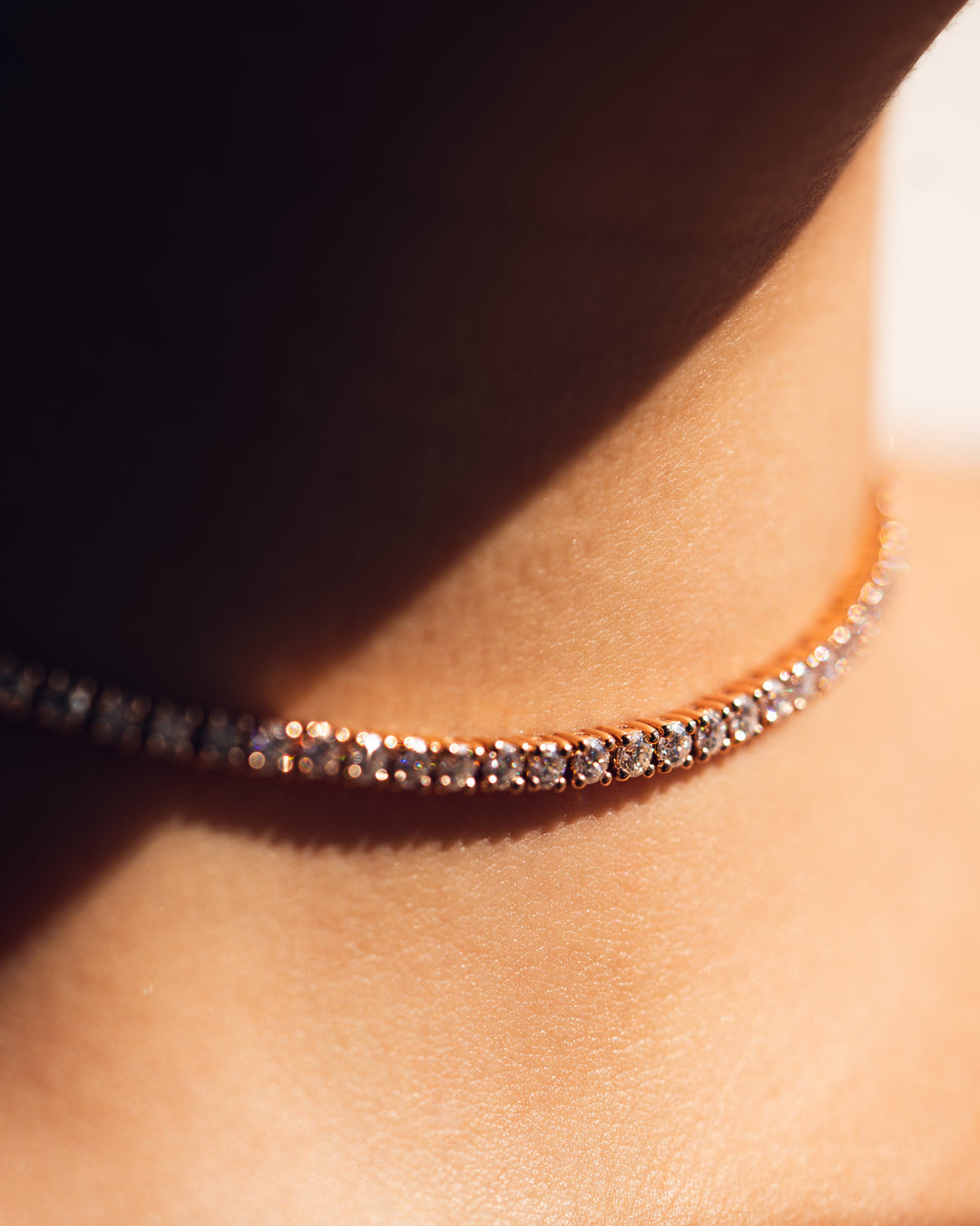 Tennis Necklace Choker