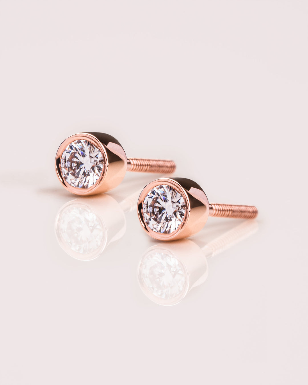 Annie - Bezel Earrings