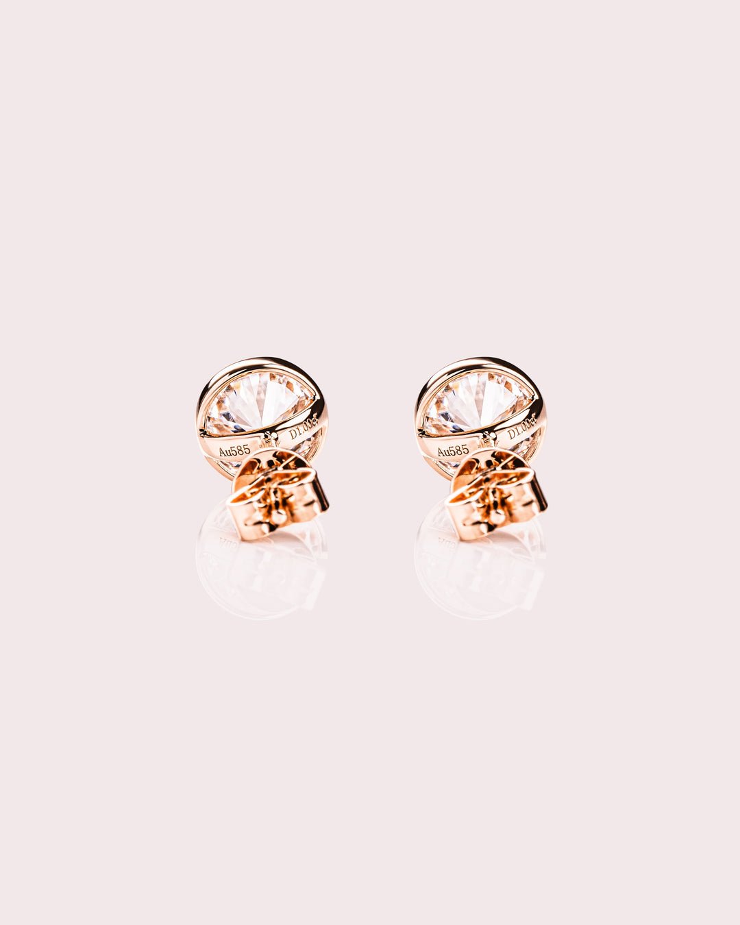 Ready to Ship - Demi Earrings - 2cte Round Brilliant