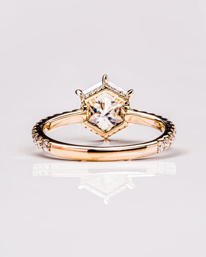 Jasmine (with Pavé) - Hexagon