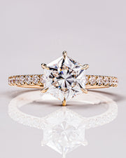 Jasmine (with Pavé) - Hexagon