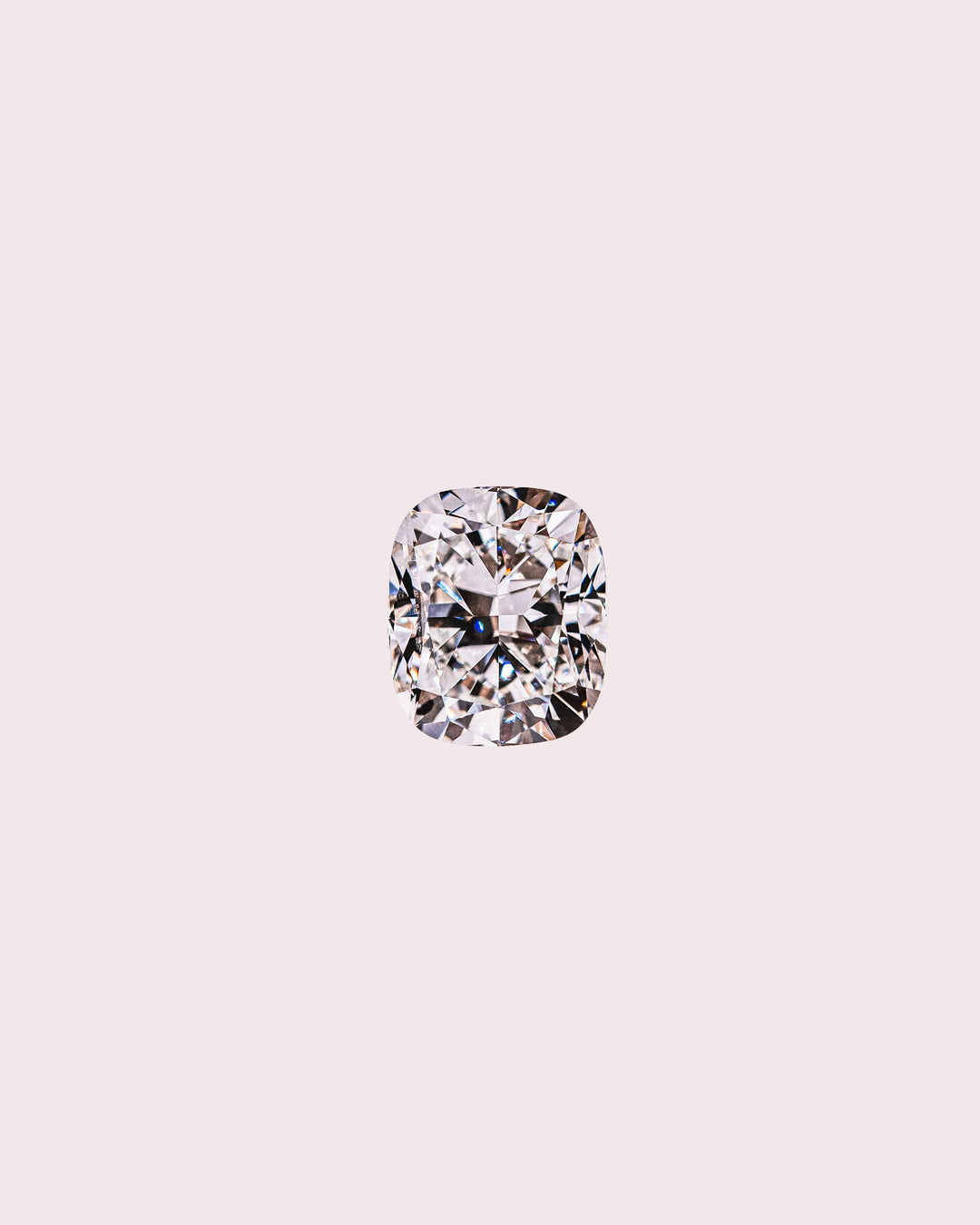 3.21ct Cushion Brilliant Lab-Diamond