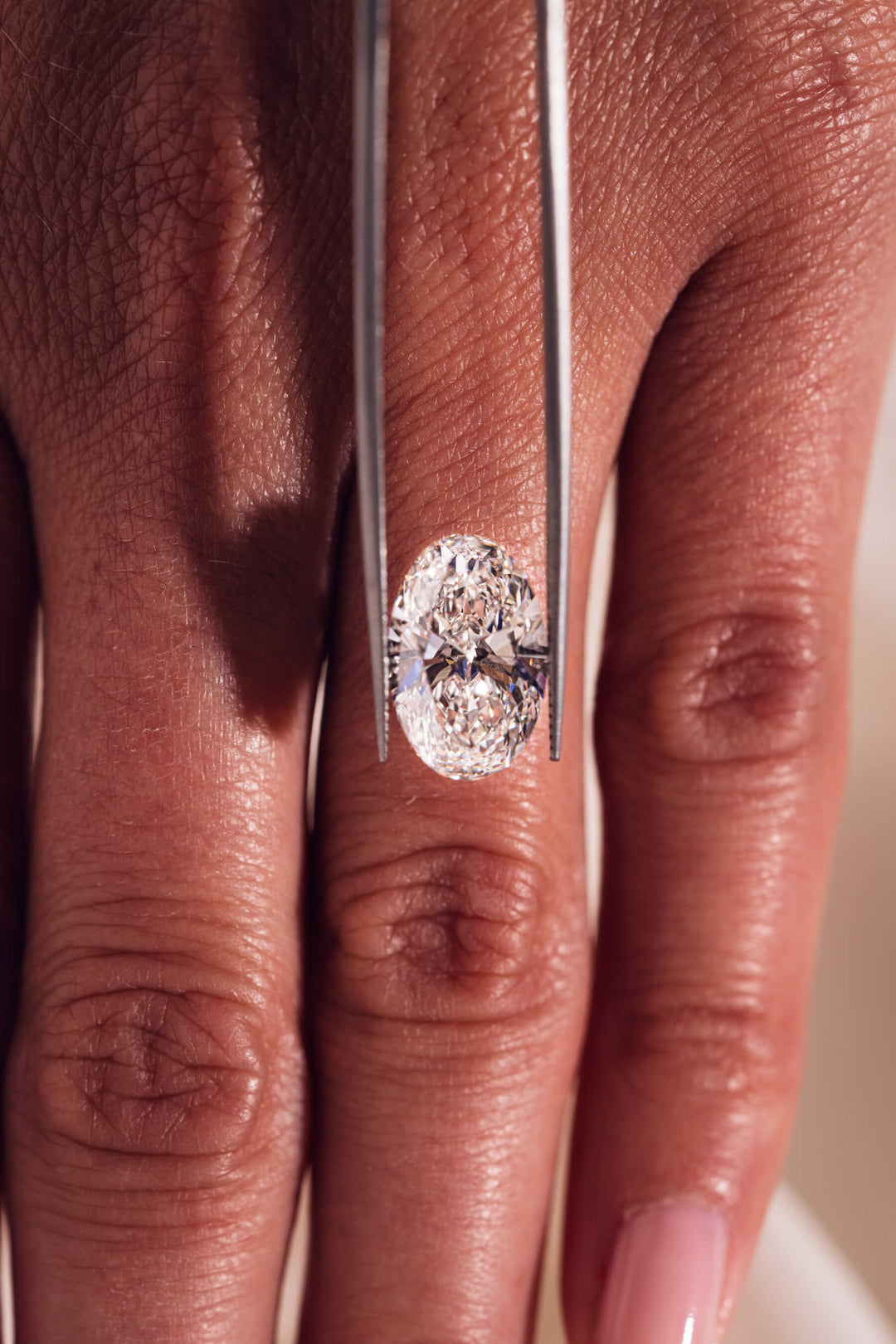 4.46ct Oval Brilliant Lab-Diamond