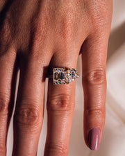 Tiana (with pavé) - Emerald & Pear