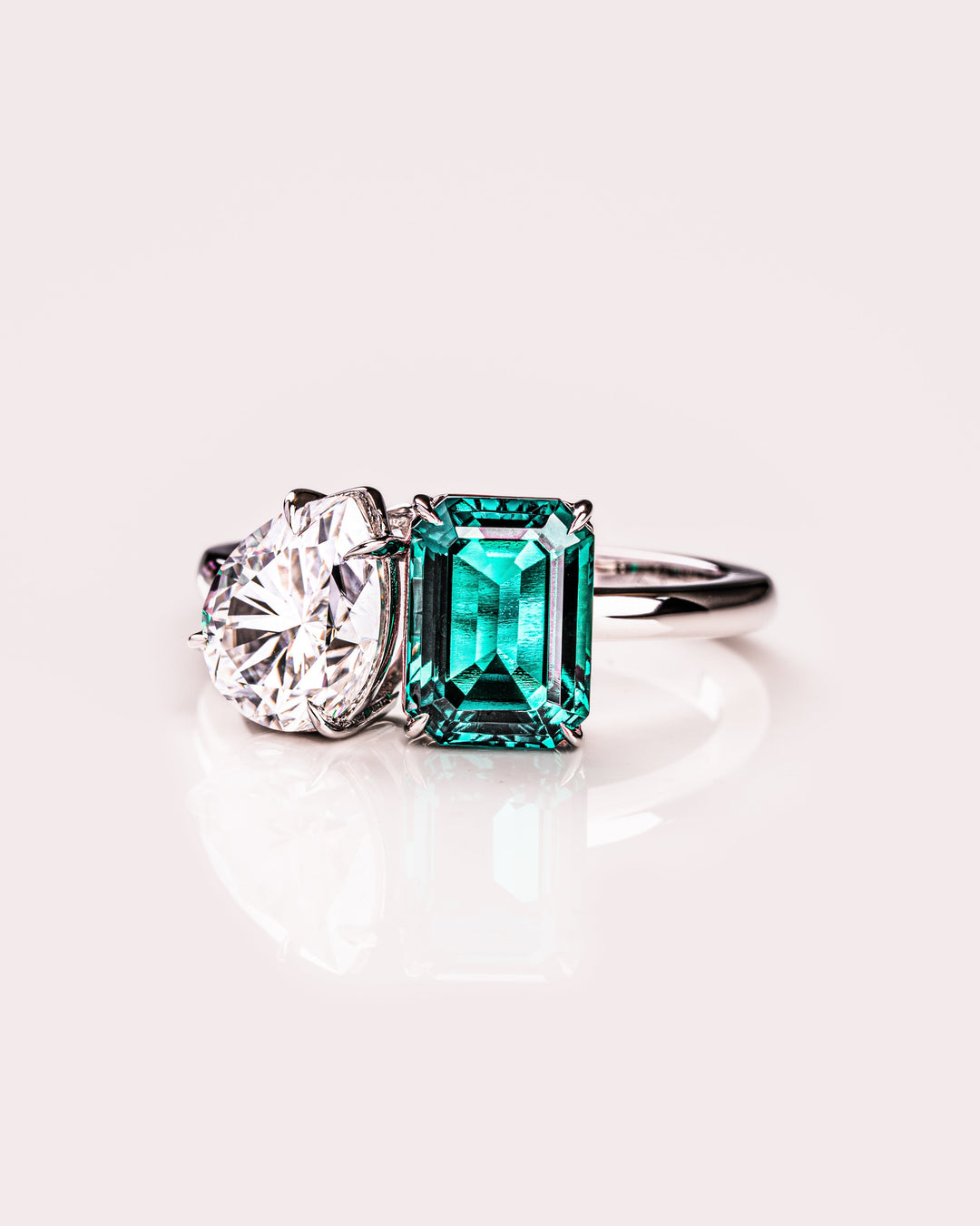 Tiana - Emerald (Lab-Emerald) & Pear