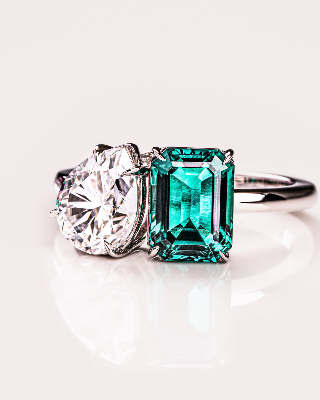 Tiana - Emerald (Lab-Emerald) & Pear