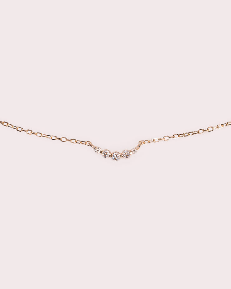 Floating Diamond Necklace