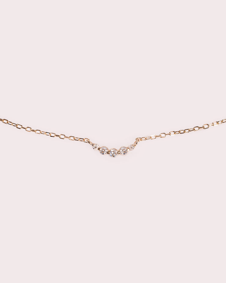 Ready to Ship - Floating Diamond Necklace