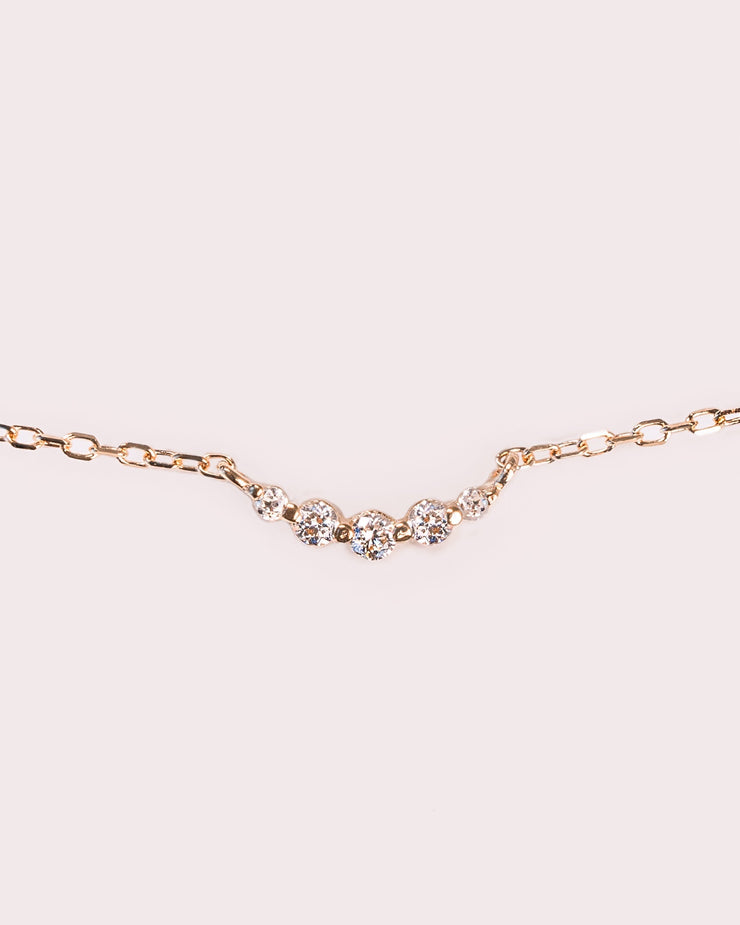 Ready to Ship - Floating Diamond Necklace