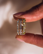 Ready to Ship - Swiss Blue Topaz & Diamond Ring