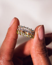 Ready to Ship - Swiss Blue Topaz & Diamond Ring