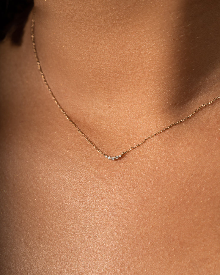 Floating Diamond Necklace