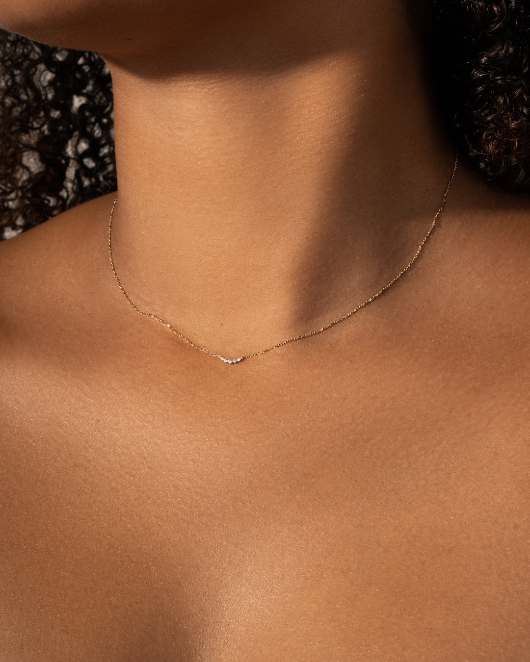 Ready to Ship - Floating Diamond Necklace