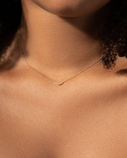 Floating Diamond Necklace