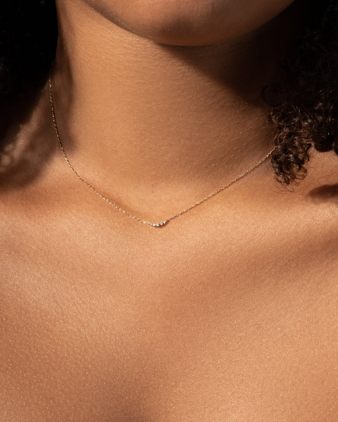 Ready to Ship - Floating Diamond Necklace